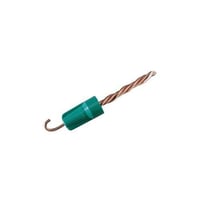 BUCHANAN B-CAP® BGR-1 Flame-Retardant Grounding Wire Connector, Classic Fin/Twist On Shell, Live Action/Square Wire Spring, 14 to 10 AWG, Polypropylene