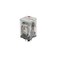 EATON D3RF2A Ice Cube Full Featured General Purpose Relay, 10 A, 8 Pin, DPDT Contact, 120 VAC V Coil