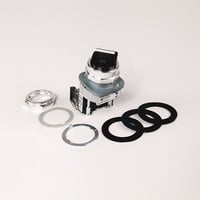 800TC-H2AAllen-Bradley 800TC-H2A 30.5mm Type 4/13 2 Pos Sel. Switch-Non-Illum., White, Std. Knob Maint., 1 NO-1 NC, Finger Safe Guards
