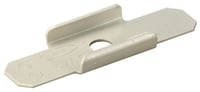 Hubbell, Support Clip, 2.51 Inch, Steel, Ivory
