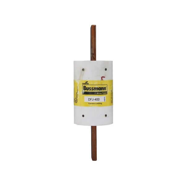 DFJ-400Bussmann® DFJ-400 Current Limiting High Speed Drive Fuse, 400 A, 600 VAC/450 VDC, 200/100 kA Interrupt, Class J