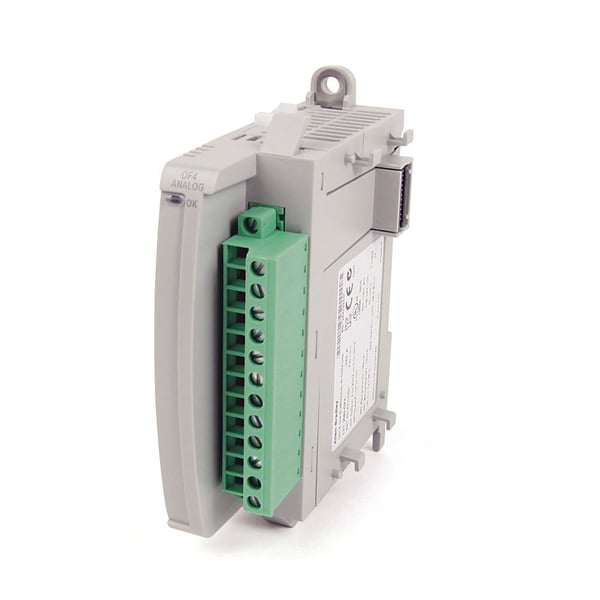 2085-OF4Allen-Bradley, 2085-OF4, Micro850 Output Module, Analog, Voltage/Current, 4 Channels, Bipolar, +-10V, 0-20mA