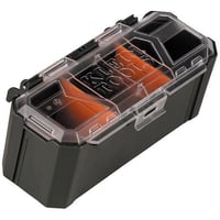 Klein® 54815MB Bin Rail Attachment, For Use With MODbox™ Rail System Components, Hard Plastic, Dark Gray/Clear
