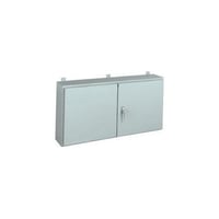 Wiegmann® WA364812WF Double Door Enclosure, 48 in W x 12 in D x 36 in H, NEMA 12, Carbon Steel