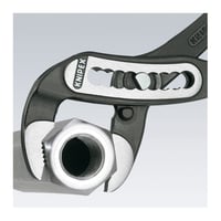 88 01 250 SBAKnipex® Alligator® 88 01 250 SBA Water Pump Plier, 46 mm Nuts, 50 mm Pipes Nominal, Chrome Vanadium Electric Steel Serrated Jaw, 250 mm OAL