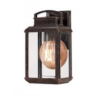 BRN8406IBQuoizel Inc BRN8406IB Byron Outdoor Lantern, 100 W, A19 Medium Lamp Base Incandescent Lamp, Rectangle Shape