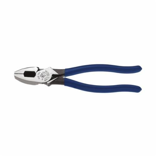 D213-9NETPKlein® D213-9NETP Lineman's Plier, 1-19/32 in L x 1-1/4 in W x 5/8 in THK Tool Steel Jaw, Crosshatch Knurled Jaw Surface, High Leverage Cut, 9.33 in OAL