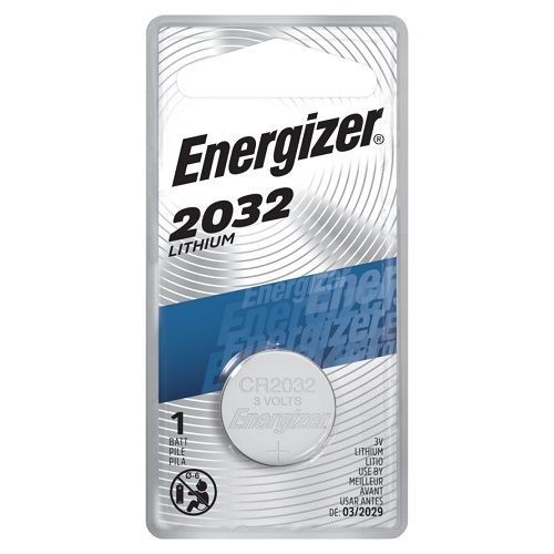 Eveready® ECR2032B Coin Battery, Lithium-Ion, 3 VDC V Nominal, 240 mAh Nominal