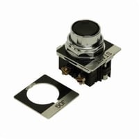 10250T30B-POPEATON 10250T30B-POP Heavy Duty Oil/Watertight Standard Square Non-Illuminated Pushbutton, 30.5 mm, 1NO-1NC Contact, Black
