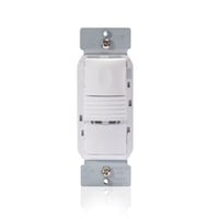 WattStopper® PW-100-W 1-Relay Wall Switch Occupancy Sensor, 120/230/277 VAC, Passive Infrared Sensor, 525 sq-ft Coverage, 180 deg Viewing, Strap Mount