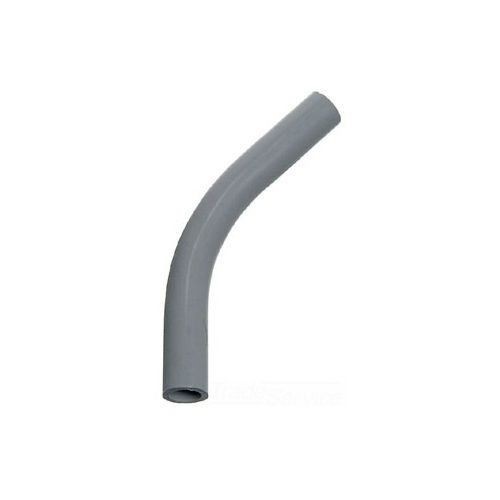 Carlon® UA7AR SCH 40 Plain End Standard Radius Conduit Elbow, 6 in Trade, 45 deg, PVC