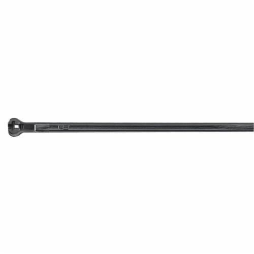 TYB2315MXTy-Rap® TY26MX Standard High Performance Cable Tie, 10.9 in L x 0.14 in W x 0.04 in THK, Nylon/Polyamide 6.6, Black