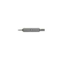 Minerallac® Cully™ MegaPro 40007 1-Piece Double Ended Replacement Insert Bit, #4 to #6 Slotted Point, 2 in OAL