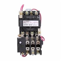 GE CR306C004 Full Voltage Magnetic Starter, 440 VAC at 50 Hz/460 to 480 VAC at 60 Hz Coil, 3 Poles, Open
