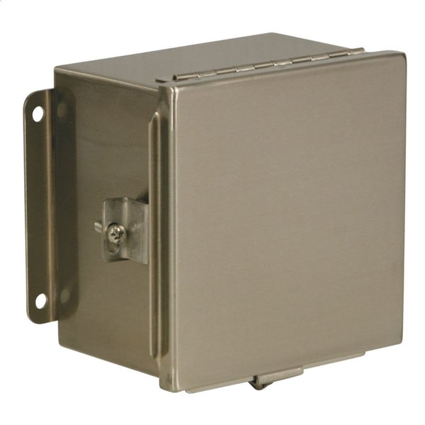 BN4060604CHSSWiegmann® BN4060604CHSS Enclosure, 6 in W x 4 in D x 6 in H, NEMA 4/4X/12/13, 304 Stainless Steel
