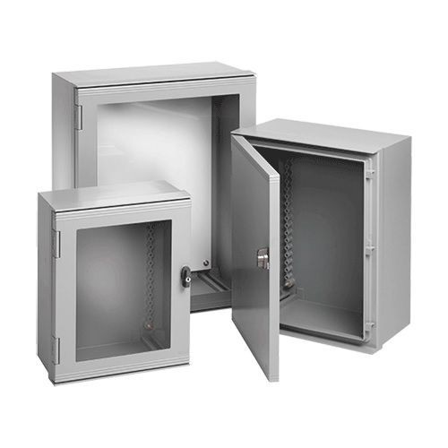 nVent HOFFMAN ULTRX™ UU606020 1-Door Wall Mount Enclosure, 625 mm L x 612 mm W x 228 mm D, NEMA 4X/IP66, Fiberglass