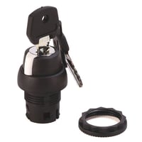 800FP-KM34PX20Allen-Bradley, 800FP-KM34PX20, 800F 3 Position Key Selector Switch - Plastic, Maintained, Center Key Removal, Key Code 3825 (Standard), 2 N.O. Contact Block(s)