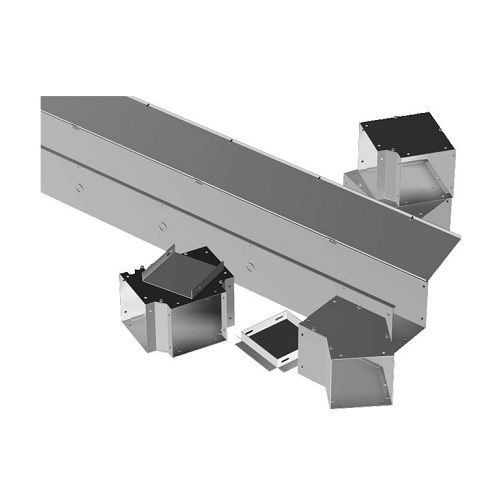 CWSC836NKHammond® CWSC836NK CWSC NK Straight Section Lay-In Wireway, 36 in L x 8 in W x 8 in H, Threaded Cover, Steel