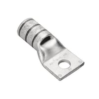 YAV2CL2BURNDY® HYLUG™ YAV2CL2 YAV-L 1-Hole Heavy Duty Uninsulated Compression Lug With Inspection Window, 2 AWG Stranded Copper Conductor, Die Code: 41, 5/16 in Stud, Electro-Tin Plated Copper