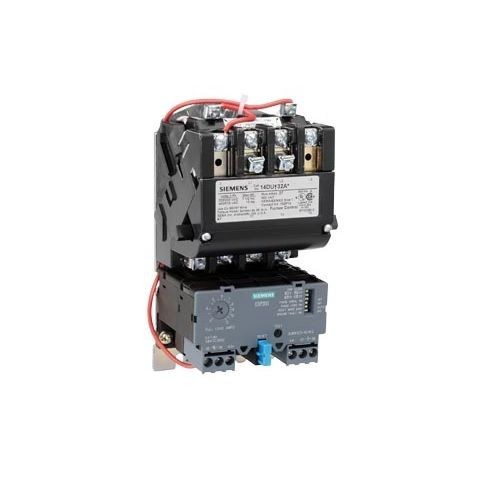 14EUE32AASiemens 14EUE32AA Non-Reversing Motor Starter, Size 1-3/4, Three Phase, Full Voltage Solid-state Overload Relay, 10 to 40 Amp, 220 to 240 VAC