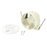 9351-NKFRAllied Moulded FiberglassBOX™ 9351-NKFR Non-Conductive Non-Metallic Fan Support Box With Knockouts, Fiberglass Reinforced Polyester, 22.5 cu-in Capacity, 4 Knockouts, 2-7/16 in D