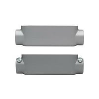 C15Crouse-Hinds Condulet® C77 Type-C Conduit Outlet Body, 2-1/2 in Hub, 7 Form, Feraloy® Iron Alloy, Aluminum Acrylic Painted/Electro-Galvanized