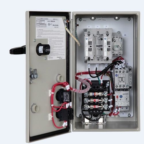 Allen-Bradley 112-C12ABE1D-1-4G-6P Bulletin 112 - IEC Combination Starter, Fusible -ClassJ Disconnect Type, IP42 (Type 1 - Metal), 12 Amp