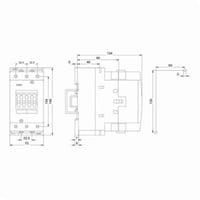 3RT20261AK60Siemens SIRIUS 3RT20231AK60 Power Contactor, 110/120 VAC V Coil, 9 A, 2NO-2NC Contact, 3 Poles