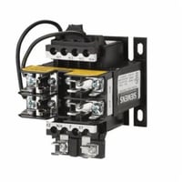 MT0100CSiemens MT0100C Class MT Control Power Transformer, 120/240 VAC Primary, 24 VAC Secondary, 100 VA Power Rating, 50/60 Hz, 1 Phase