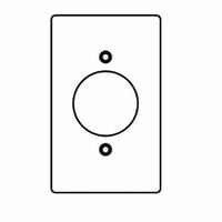 1FGKillark® 1FG Device Box Cover, 4-9/16 in L x 2.813 in W, Stamped Aluminum