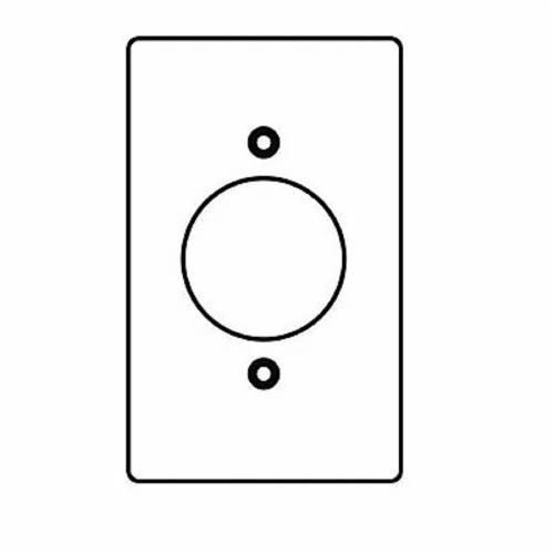 1FGKillark® 1FG Device Box Cover, 4-9/16 in L x 2.813 in W, Stamped Aluminum