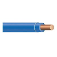THHN12SOLBERTHHN Wire, Solid, 12 AWG, 1 Conductor, Copper, 600 Volts, Blue, 2500 ft