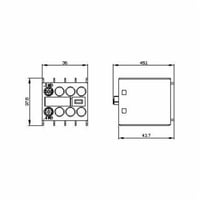 3RH29111HA31SIRIUS 3RH29111HA31 Auxiliary Switch Block, 690/600 VAC/VDC, 1/0.26 A, 4 Contacts