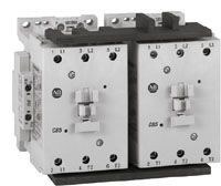 104-C85D22Allen-Bradley, 104-C Reversing Contactors, 85A, Line Side, 110V 50Hz / 120V 60Hz, 1 N.O. 1 N.C.