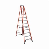 7412WERNER® 7412 7400 Type IAA Step Ladder, 12 ft H Ladder, 375 lb Load, 11 Steps, Fiberglass, A14.5