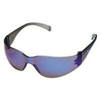 3M™ Virtua™ 078371-62108 Light Weight Protective Eyewear, Universal, Frameless Blue Mirror Frame, Anti-Scratch