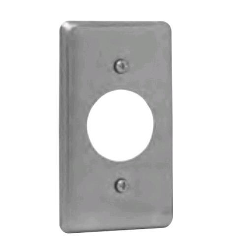 Crouse-Hinds Thepitt® TP612 Utility Electric Box Cover, 4 in L x 2-1/8 in W, Steel
