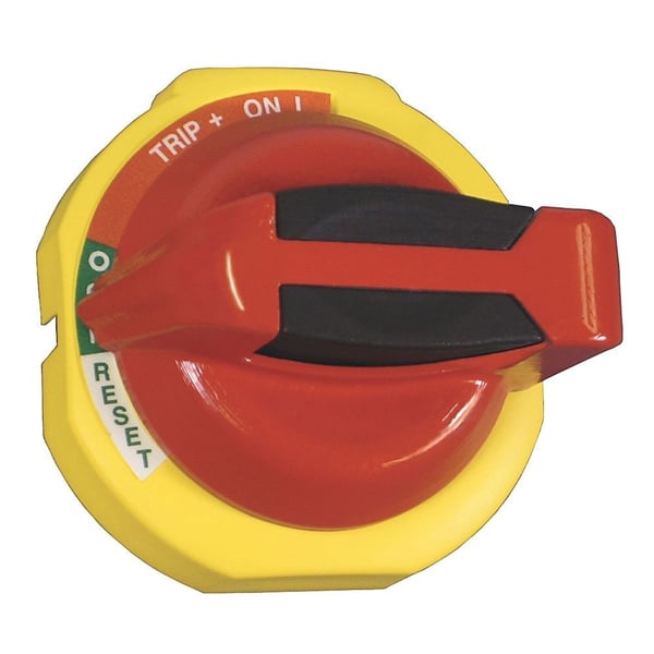 Allen-Bradley 140M-SY Switch, MPCB/MCP, Rotary, S Handle, Red/Yellow