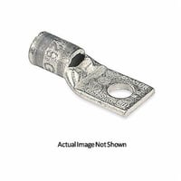 54139Color-Keyed® 54140 54100 1-Hole Non-Insulated Compression Lug With Peep Hole, 4 AWG Copper Conductor, Die Code: 29, 3/8 in Stud, Copper