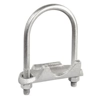 EATON RAC75HD Right Angle Conduit Clamp, 3/4 in Conduit, 50 lb Load, Malleable Iron