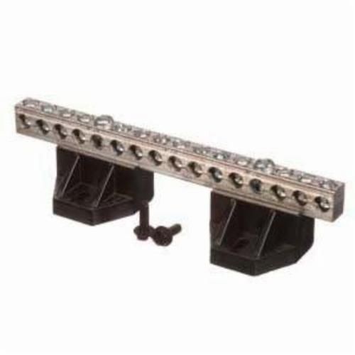 ECINSGB14Siemens ECINSGB14 Insulated Isolated Ground Bar Kit, 2 in L, Aluminum Conductor, 14 Terminals, For Use With Legacy Load Center