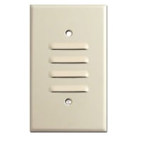Mulberry 84630 Standard Louver Wallplate, 1 Gang, 4-1/2 in H x 2-3/4 in W, Cold Rolled Steel, Ivory