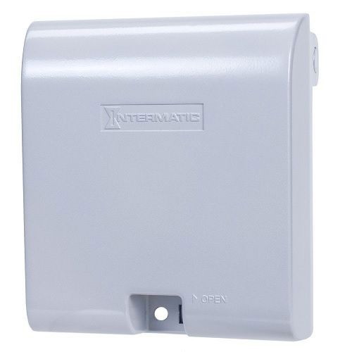 Intermatic® WP1030MXD Heavy Duty Weatherproof While-In-Use Cover, 6.37 in L x 5-3/4 in W x 3-1/8 in D, Receptacle Cover, Die-Cast Aluminum