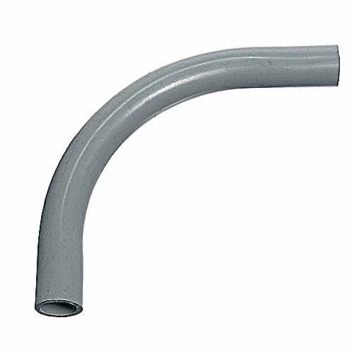 UB9FRCarlon® UB9AP SCH 80 Plain End Standard Radius Conduit Elbow, 5 in Trade, 90 deg, PVC