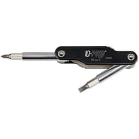 Klein® 32535 10-in-1 Folding Screwdriver/Nutdriver, 5 Pieces, Cushion Grip Handle, Steel