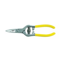 24001Klein® 24001 Self-Opening Utility Snip, Sharp Tip, 1 in L of Cut, Non-Slip Snip, Steel Blade