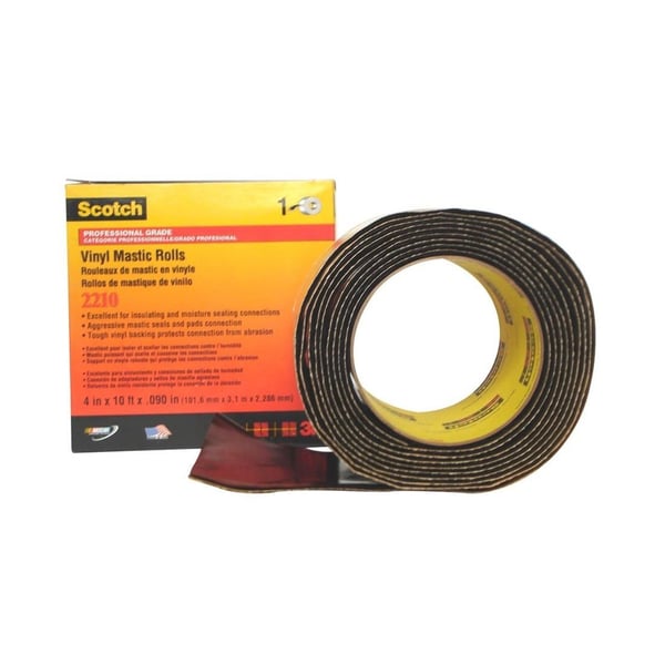 3M, Scotch, Mastic Roll, Vinyl, 4 Inch x 10 ft, 125 mil