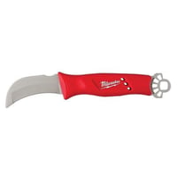 48-22-1923Milwaukee® 48-22-1923 Lineman's Knife With STICKWORK™ 3-in-1 Ring, 1.8 in W Fixed/Hawkbill Blade, Stainless Steel Blade, 9-1/2 in OAL