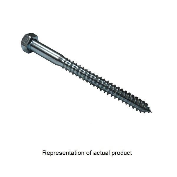 L38X212Stewart Fastener, Lag Screw, 3/8 Inch, 2-1/2 Inch, Hex