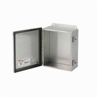 A1412CHNFSSnVent HOFFMAN A51S Junction Box, 6 in L x 4 in W x 4 in D, NEMA 4X, 16 ga 304 Stainless Steel